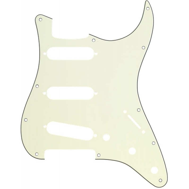 Fender Golpeador de 3 Capas y 11 Agujeros Stratocaster® - Mint Green -  Fender Chile