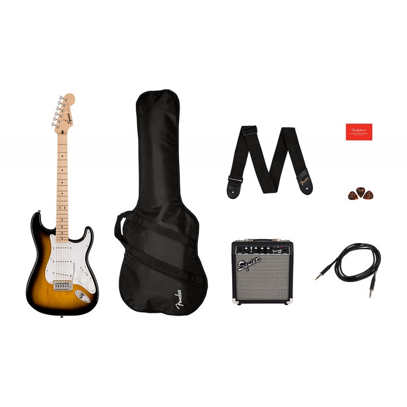 u*a様 Squier by Fender エレキギター　ソフトケース付1916 Squier Pack Stratocaster® Sonic con Amp Frontman 10G - Fender Chile