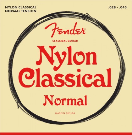 Fender Set Cuerdas Acústicas Nylon Classical Tie End (.028-.043)