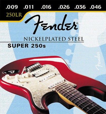 Fender Set Cuerdas Híbridas Acero Niquelado 250LR (.009-.046)