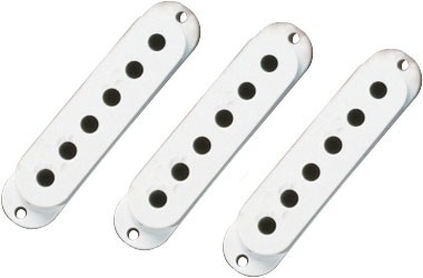Fender Set Tapas para Cápsulas Simples Stratocaster® - White