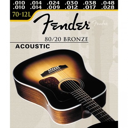 Fender Set 12 Cuerdas 80/20 Bronze (.010-.048)