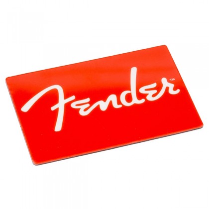 Fender Logo Magnético Rojo
