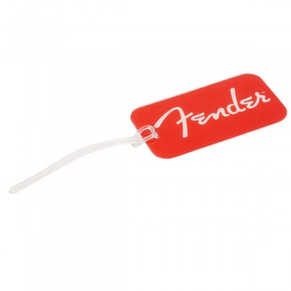 Fender Etiqueta para Equipaje Rojo