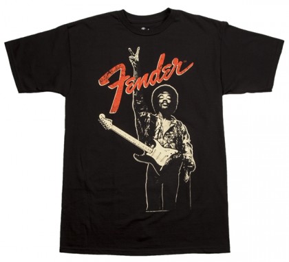 Fender Polera Peace Sign Jimi Hendrix - Talla XXL