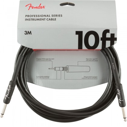 Fender Cable Professional 10 pies (3 m) Recto