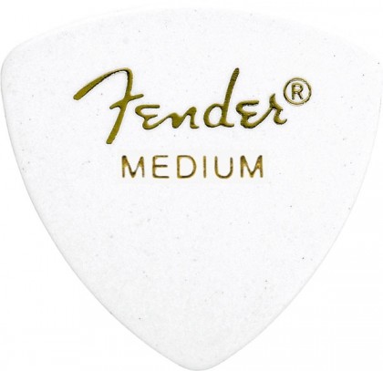 Fender Set 12 Uñetas Celuloide Clásicas Forma 346 Medium - White