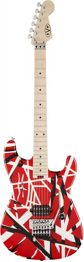 EVH Red with Black Stripes Serie Striped