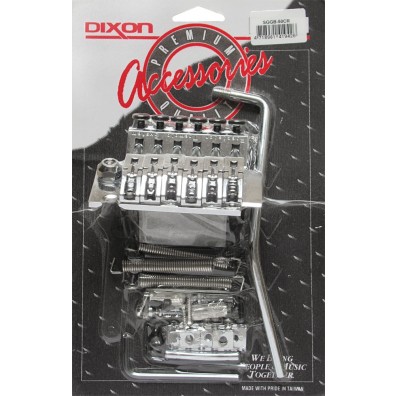 Dixon Puente con Trémolo y Microafinación para Guitarra Eléctrica - Cromado