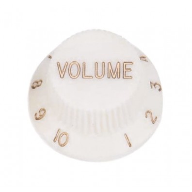Sunsmile Perilla Volume para Guitarra Eléctrica Stratocaster (Unidad) - Blanco