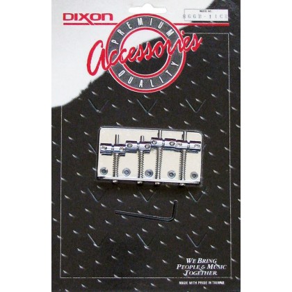 Dixon Puente Simple para Bajo Eléctrico 4 Cuerdas - Cromado